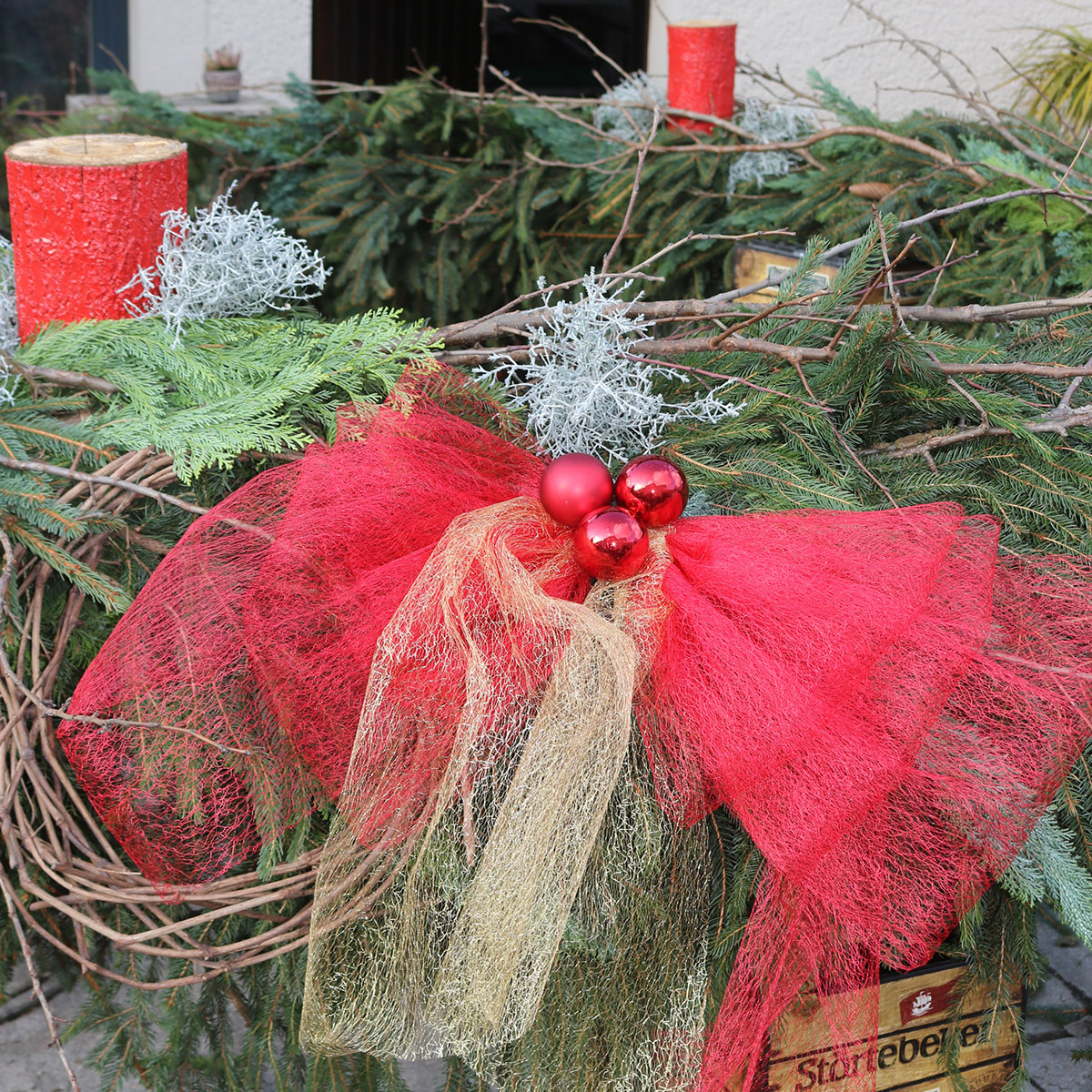 3m Adventskranz Erlöserkirche Lustenau
