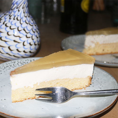 Rezept Biskuittorte mit Weißem Johannisbeer Spiegel