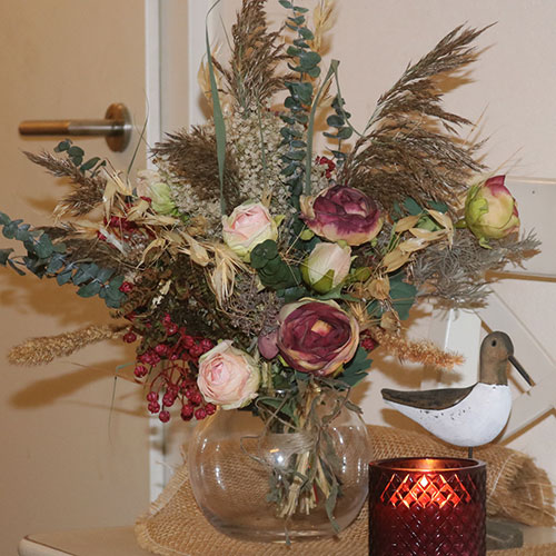 DIY Boho Trockenblumenstrauß