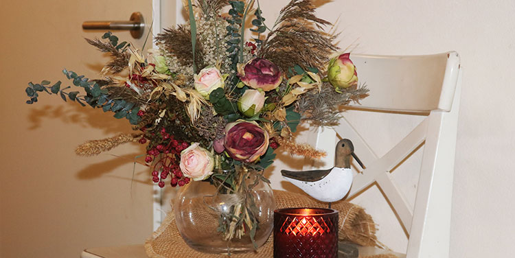 so bindest du einen Boho Trockenblumenstrauss