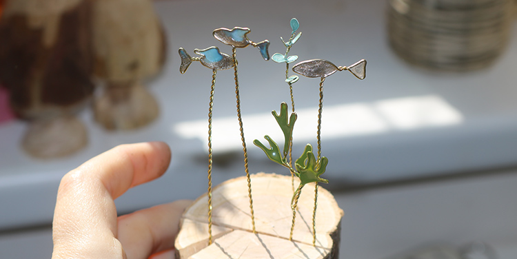 Drahtfischchen basteln