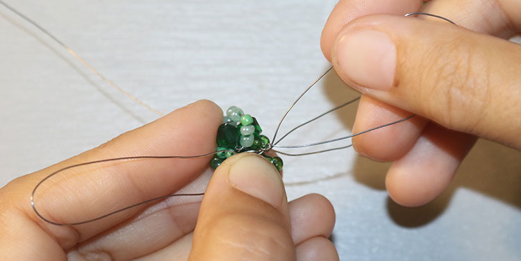 Anleitung Drahtlibelle Flügel formen