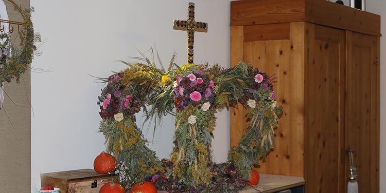 Erntedank Krone Anleitung
