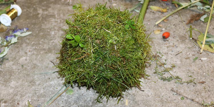 Erntedank Krone basteln