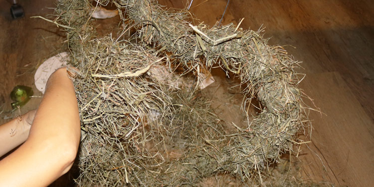Erntedank Krone basteln