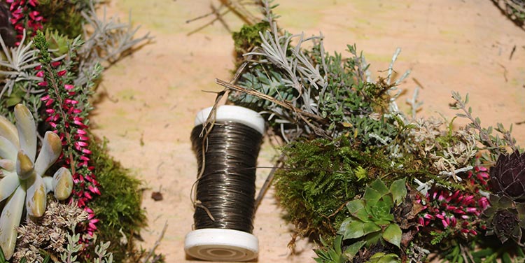 Herbstliches Dekoherz binden