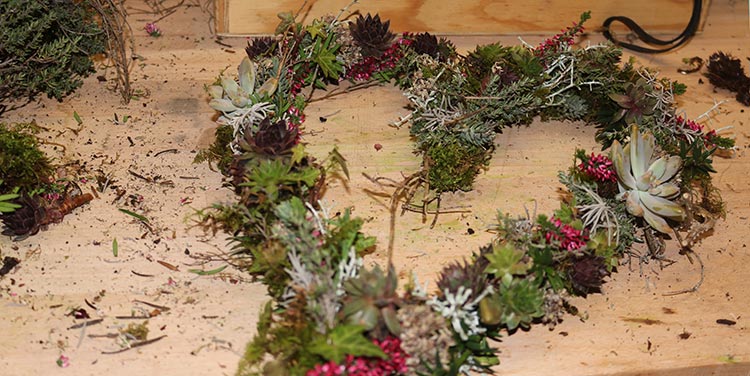 Herbstliches Dekoherz binden