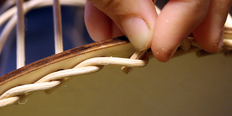 Boden fertig flechten