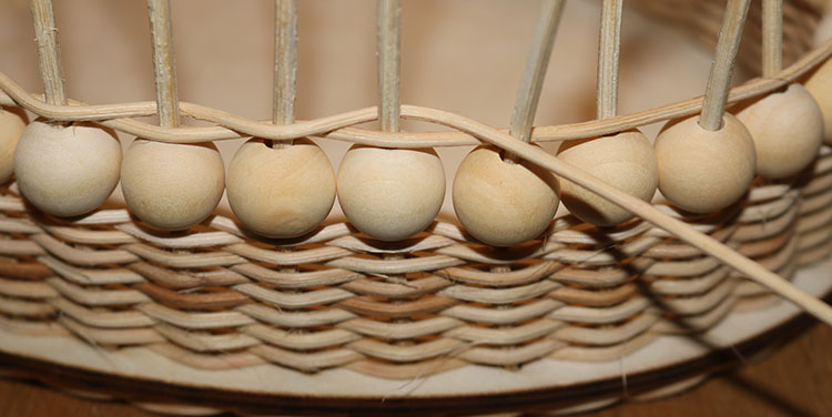 Obere Reihen flechten