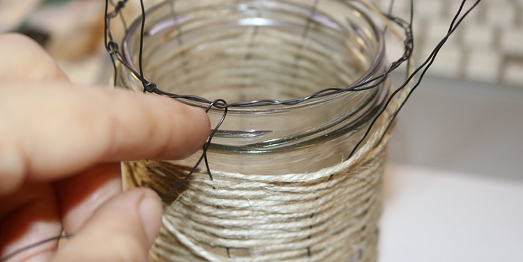 Ring aus Draht andrahten