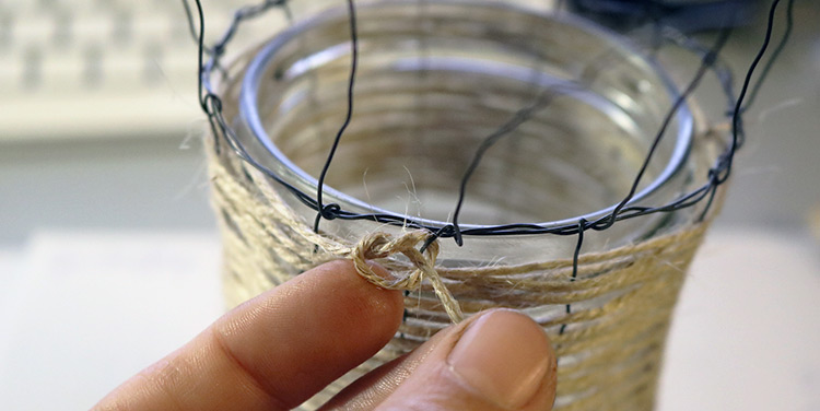 Ring aus Draht andrahten