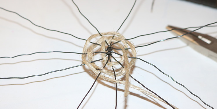 Windlicht Boden weben