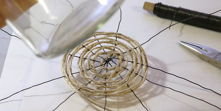 Windlicht Boden weben