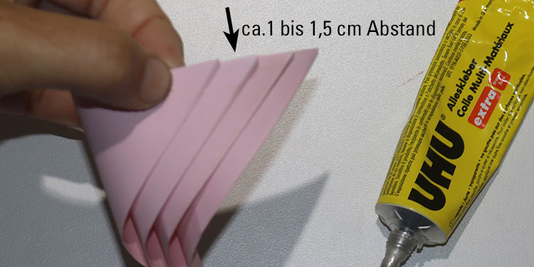 Anleitung Papier Eistüte basteln