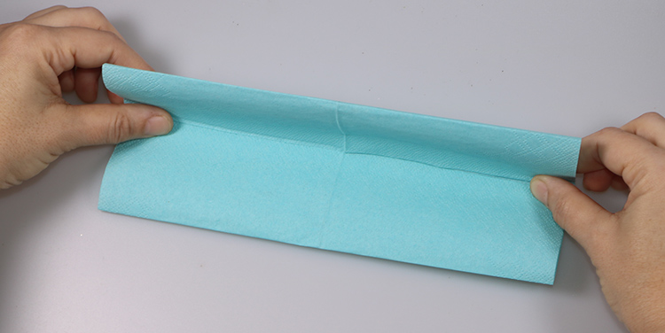 Servietten falten Hase