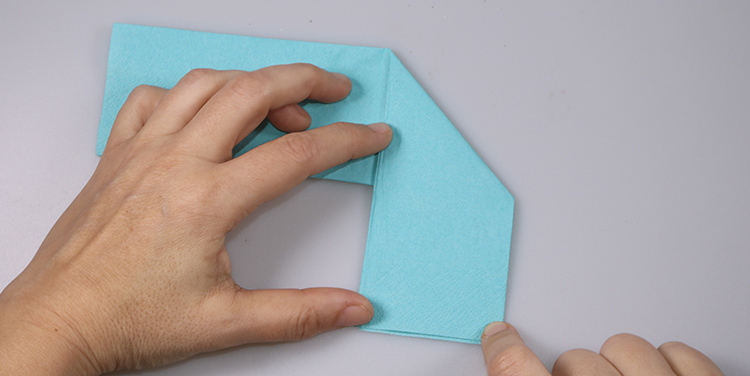 Servietten falten Hase