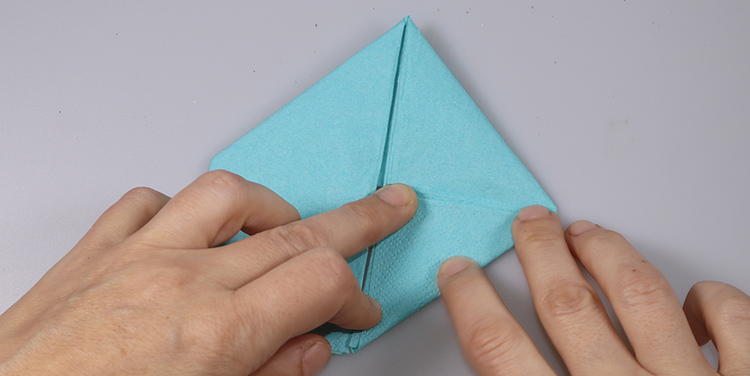 Servietten falten Hase