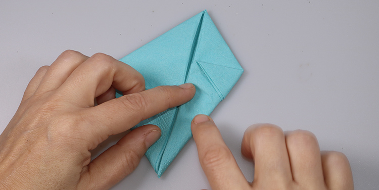 Servietten falten Hase