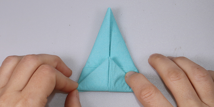 Servietten falten Hase