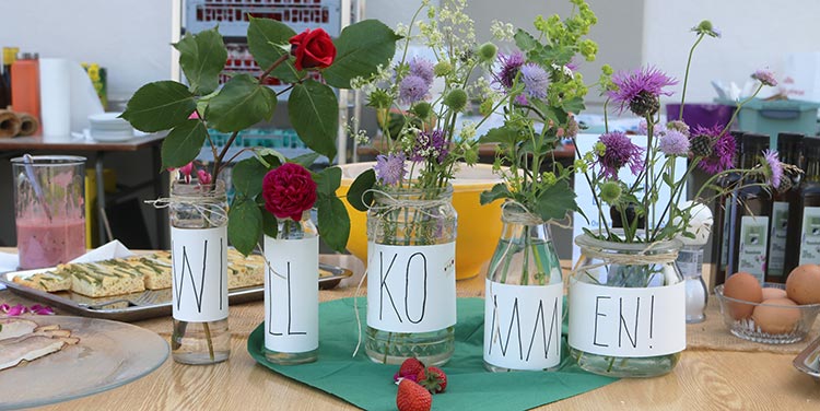 Tischdeko Brunch