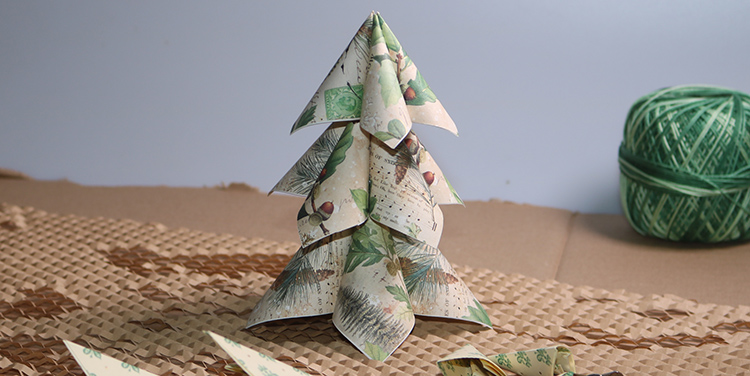 bstickte Weihnachtskarten