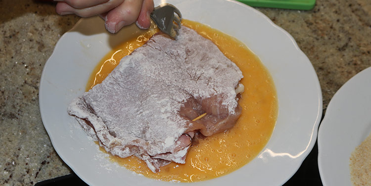 gefülltes Cordon bleu