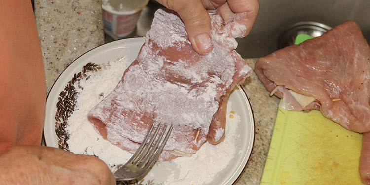 gefülltes Cordon bleu