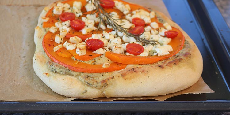 Rezept Pizzette mit Kürbis