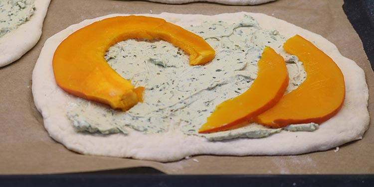 Rezept Pizza mit Kürbis
