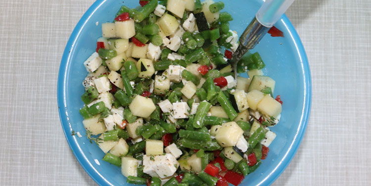 Gemüse Feta Pfännchen