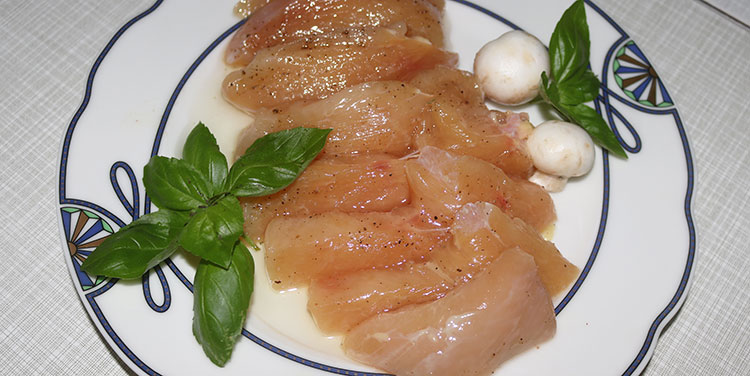 Hühnerbrust Raclette