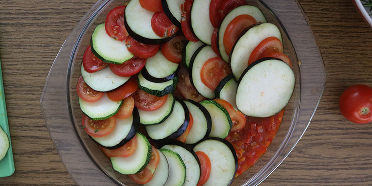 Ratatouille aus dem Backofen