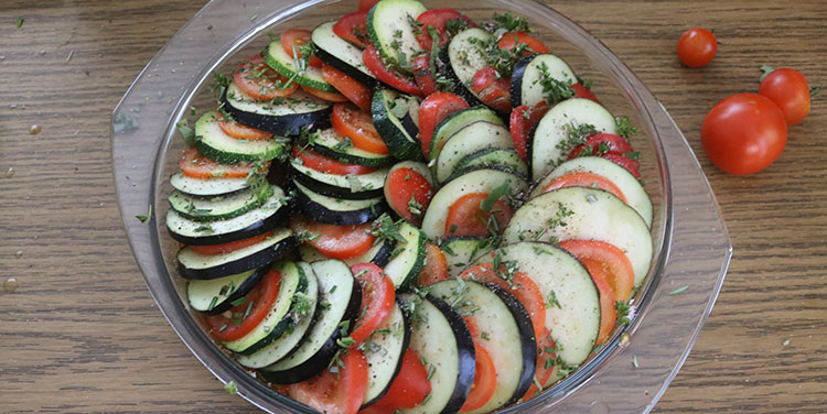 Ratatouille aus dem Backofen