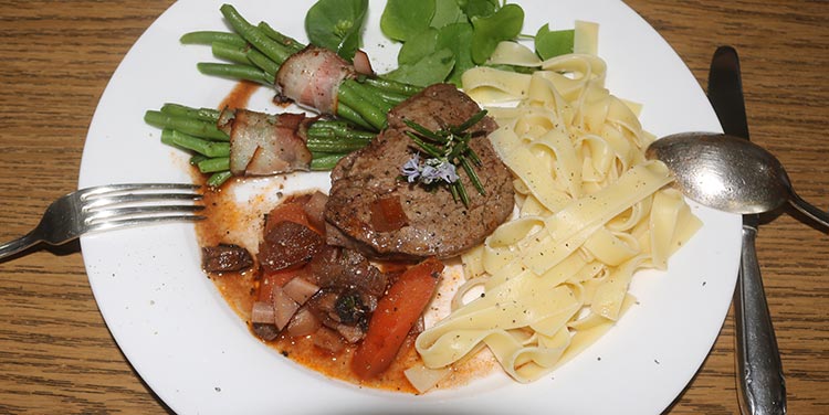 geschmortes Rinderfilet