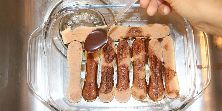 tiramisu mit kirschen