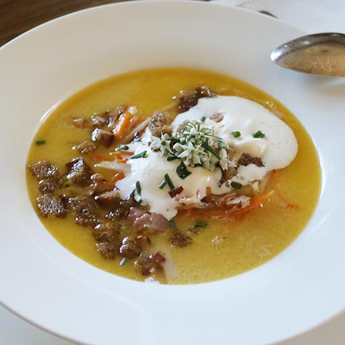 Rezept Lustenauer Mostsuppe