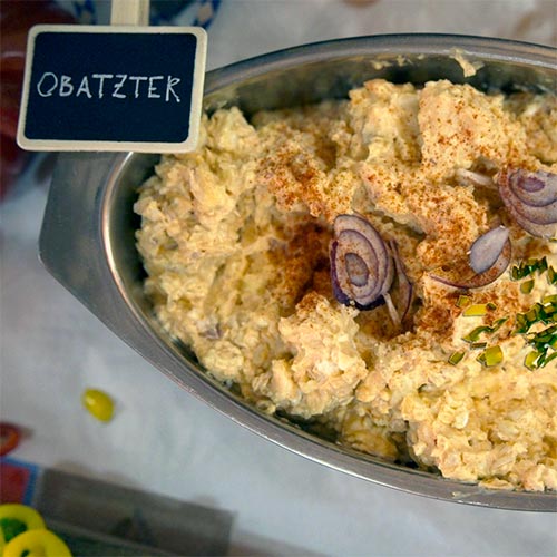 einfacher Obatzter Weichkäse Aufstrich