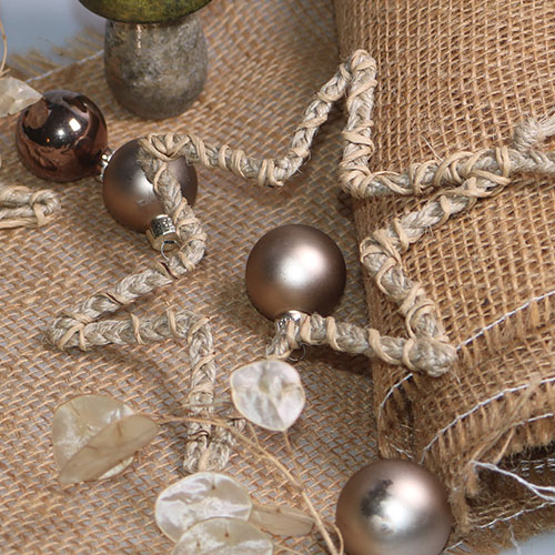 DIY Boho Stern aus Paketschnur