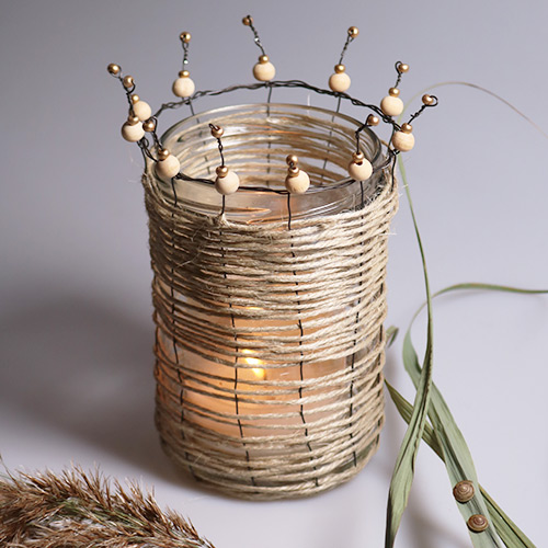 Paketschnur Windlicht