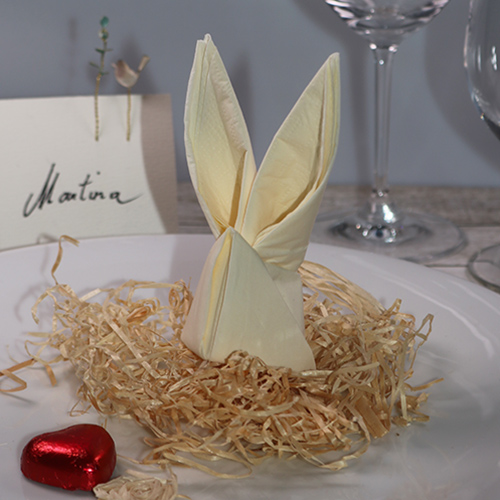 Servietten Falten Hase