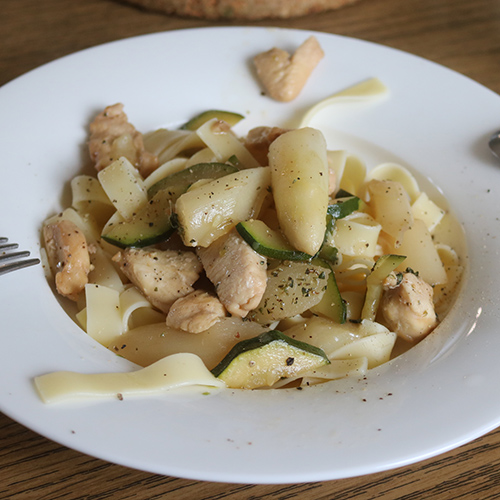 Spargel Huhn Pfanne