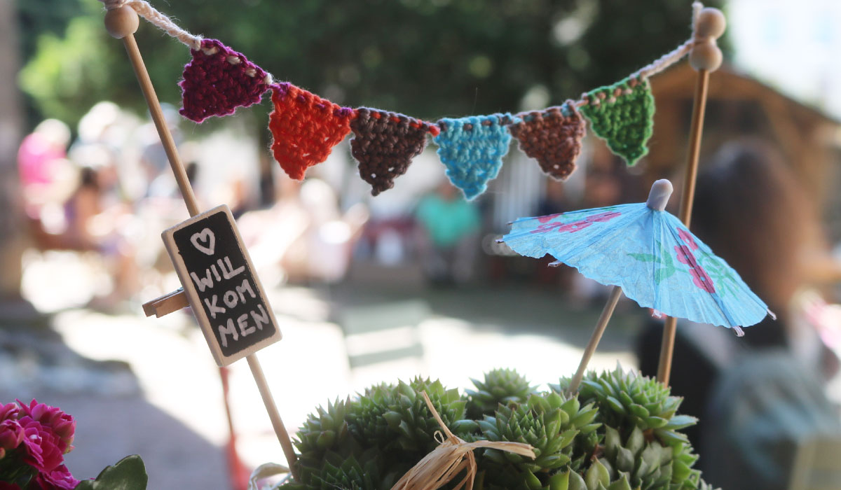 gemeinsamer Workshop im Inizio Slowflower Garten