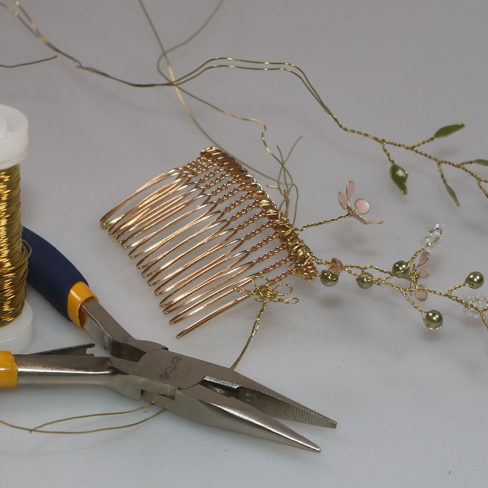 Kreativ Workshop mit Draht, Perlen und Nagellack Haarschmuck & Accessoires basteln
